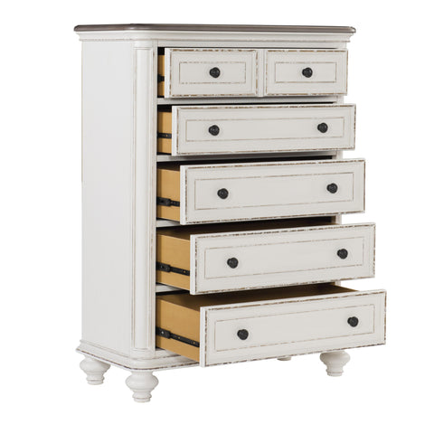  Mazin Furniture Baylesford 5-Drawer Chest 1624W-9 IMAGE 3