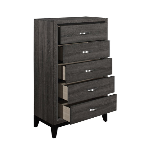  Mazin Furniture Davi 5-Drawer Chest 1645-9 IMAGE 3