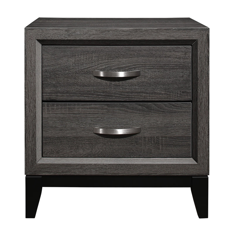 Mazin Furniture Davi 2-Drawer Nightstand 1645-4 IMAGE 1