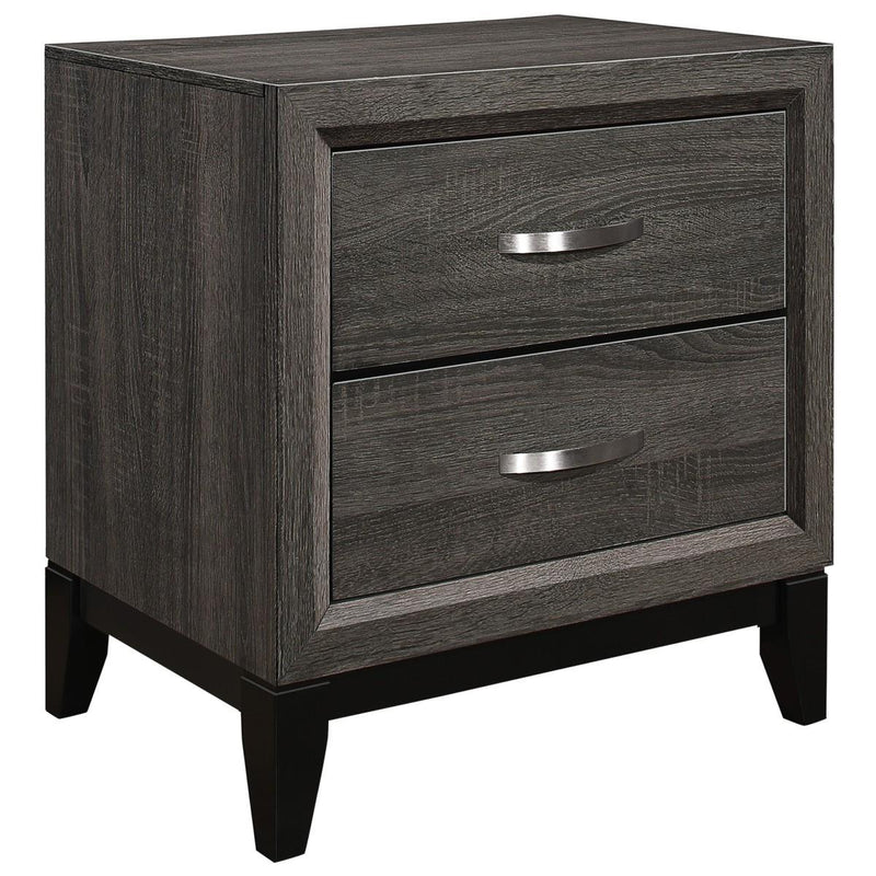 Mazin Furniture Davi 2-Drawer Nightstand 1645-4 IMAGE 2