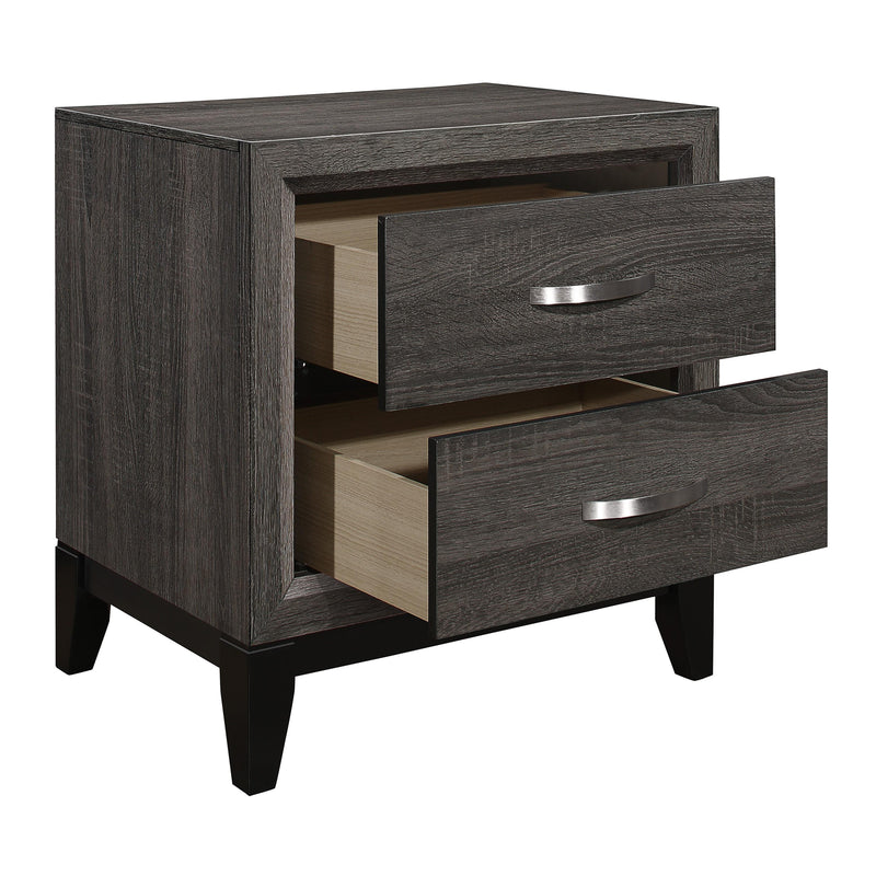 Mazin Furniture Davi 2-Drawer Nightstand 1645-4 IMAGE 3