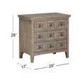  Magnussen Paxton Place 3-Drawer Nightstand B4805-01 IMAGE 10