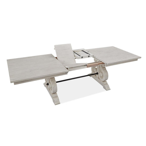  Magnussen Bronwyn Dining Table with Trestle Base D4436-20B/D4436-20T IMAGE 3