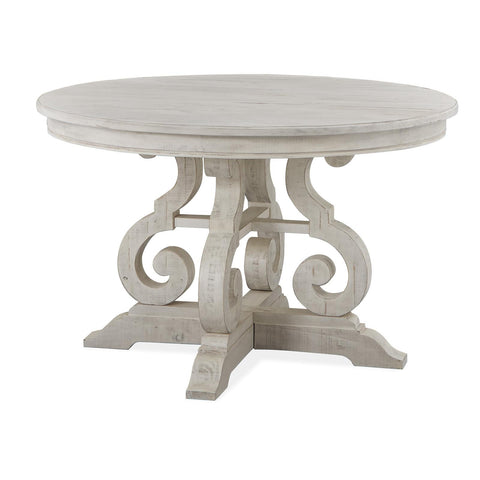  Magnussen Round Bronwyn Dining Table with Pedestal Base D4436-22B/D4436-22T IMAGE 1