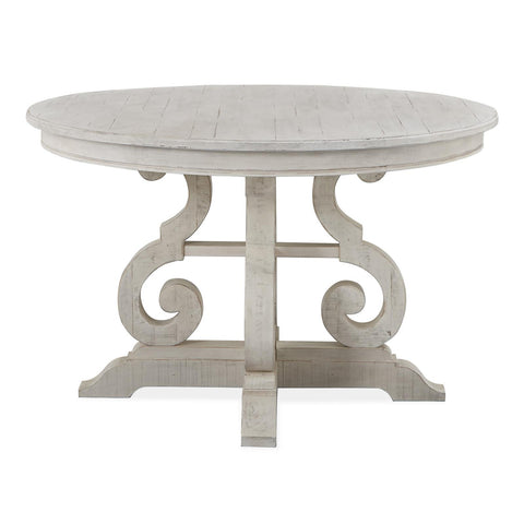  Magnussen Round Bronwyn Dining Table with Pedestal Base D4436-22B/D4436-22T IMAGE 3
