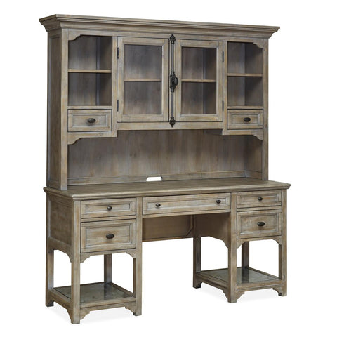  Magnussen Office Desks Desks With Hutch H4646-05B/H4646-05T IMAGE 2