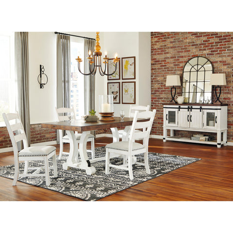  Signature Design by Ashley Valebeck Dining Table with Trestle Base D546-35 IMAGE 8