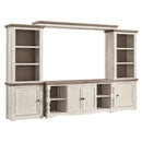 Signature Design by Ashley Havalance W814W1 4 pc Entertainment Center IMAGE 2