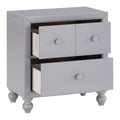  Mazin Furniture Wellsummer 2-Drawer Kids Nightstand 1803GY-4 IMAGE 3