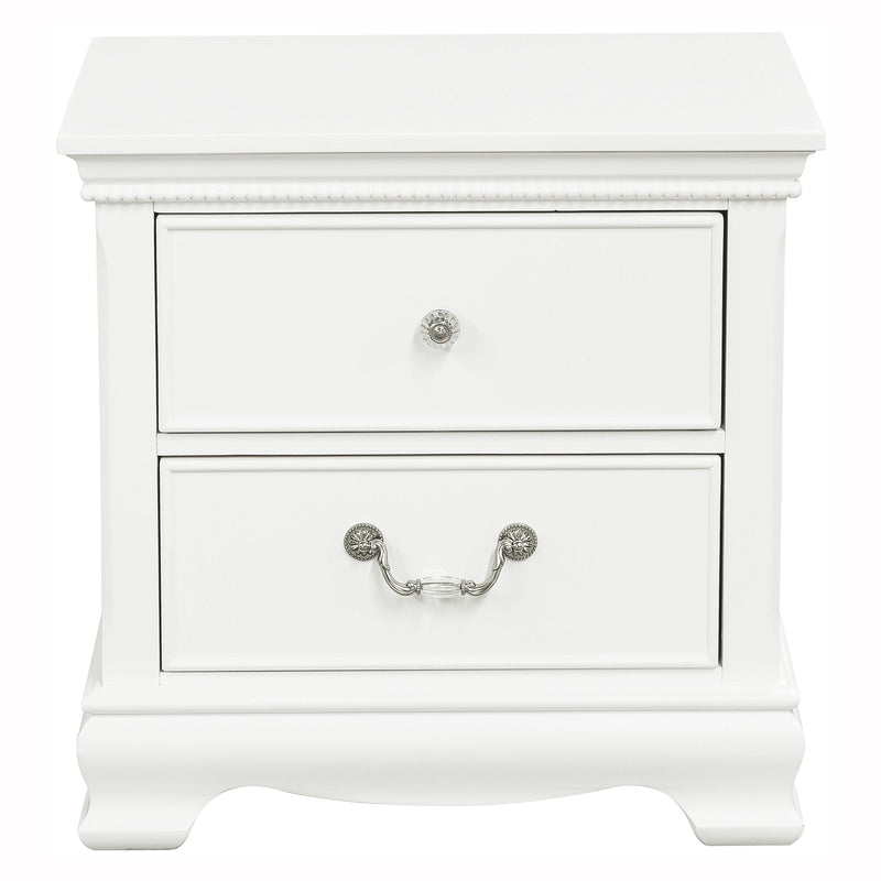 Mazin Furniture Lucida 2-Drawer Kids Nightstand 2039W-4 IMAGE 1