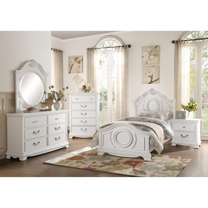 Mazin Furniture Lucida 2-Drawer Kids Nightstand 2039W-4 IMAGE 6