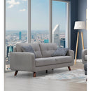 Mazin Furniture Noma Stationary Fabric Loveseat 9591GY-2 IMAGE 2