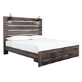  Signature Design by Ashley Drystan King Panel Bed with Storage B211-58/B211-56S/B211-97 IMAGE 1