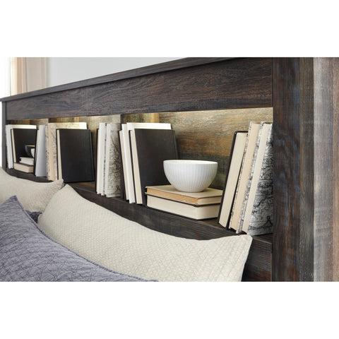  Signature Design by Ashley Drystan Queen Bookcase Bed with Storage B211-65/B211-54S/B211-96 IMAGE 4