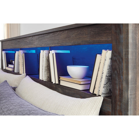  Signature Design by Ashley Drystan Queen Bookcase Bed with Storage B211-65/B211-54/B211-160/B100-13 IMAGE 3