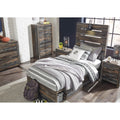 Signature Design by Ashley Drystan B211B11 Twin Panel Bed with 4 Storage Drawers IMAGE 5