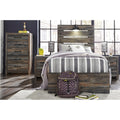  Signature Design by Ashley Drystan B211B11 Twin Panel Bed with 4 Storage Drawers IMAGE 6