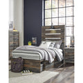  Signature Design by Ashley Drystan B211B11 Twin Panel Bed with 4 Storage Drawers IMAGE 7