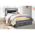  Signature Design by Ashley Lodanna B214B5 Full Panel Bed with 2 Storage Drawers IMAGE 2