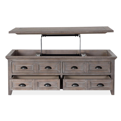  Magnussen Paxton Place T4805-50 Lift Top Storage Cocktail Table with Casters IMAGE 2