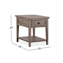 Magnussen Paxton Place T4805-03 Rectangular End Table IMAGE 9