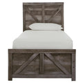  Signature Design by Ashley Wynnlow B440B16 Twin Crossbuck Panel Bed IMAGE 2