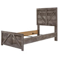  Signature Design by Ashley Wynnlow B440B16 Twin Crossbuck Panel Bed IMAGE 4