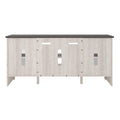  Signature Design by Ashley Dorrinson W287-68 Large TV Stand with Fireplace Option IMAGE 4