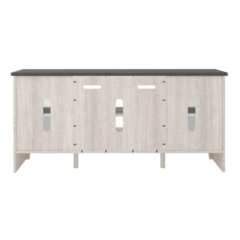  Signature Design by Ashley Dorrinson W287-68 Large TV Stand with Fireplace Option IMAGE 4