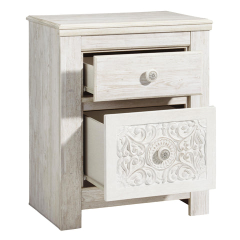  Signature Design by Ashley Paxberry B181-92 Two Drawer Night Stand IMAGE 2