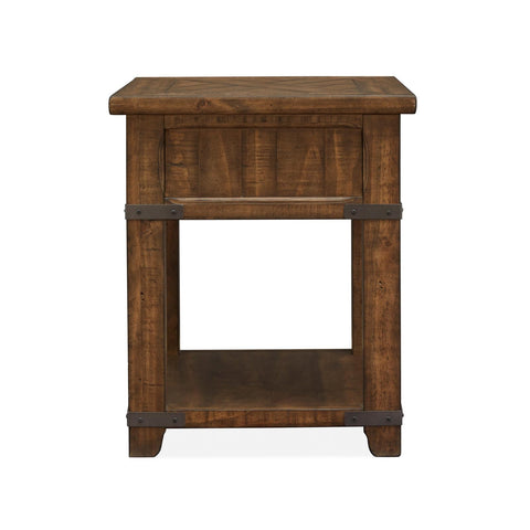  Magnussen Chesterfield T4717-03 Rectangular End Table IMAGE 3