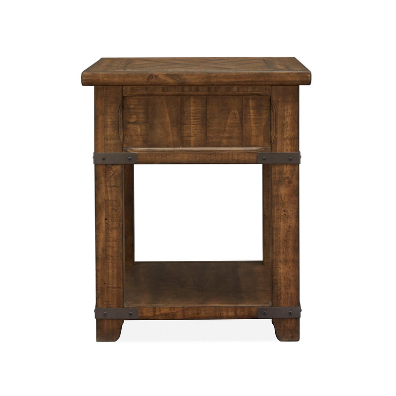 Magnussen Chesterfield T4717-03 Rectangular End Table IMAGE 3
