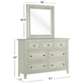  Magnussen Raelynn B4220 Dresser with Portrait Concave Framed Mirror IMAGE 6