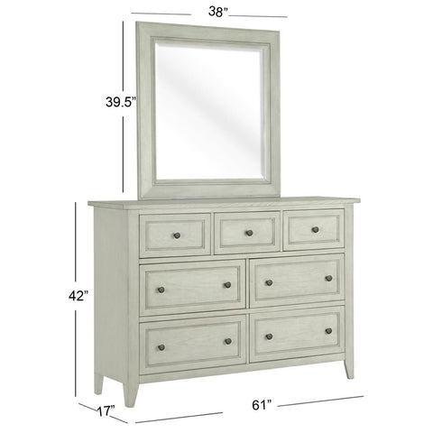  Magnussen Raelynn B4220 Dresser with Portrait Concave Framed Mirror IMAGE 6