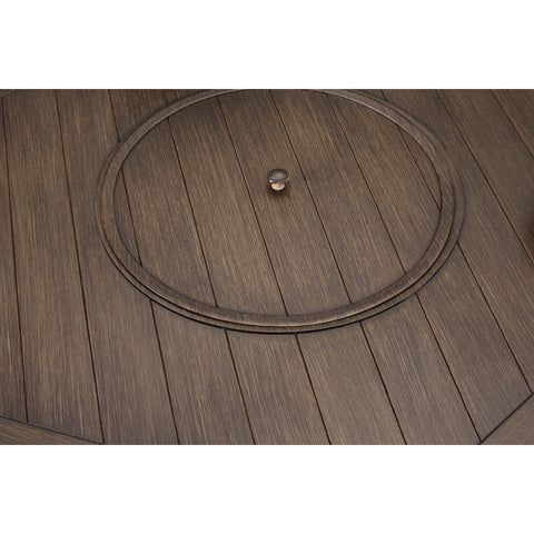  Signature Design by Ashley Paradise Trail P750-776 Round Fire Pit Table IMAGE 6