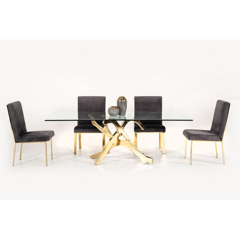 Furniture Line Italia Legend Dining Chair Italia Legend Dining Chair - Black/Gold IMAGE 11
