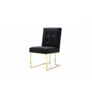 Furniture Line Italia Legend Dining Chair Italia Legend Dining Chair - Black/Gold IMAGE 2