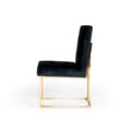  Furniture Line Italia Legend Dining Chair Italia Legend Dining Chair - Black/Gold IMAGE 3