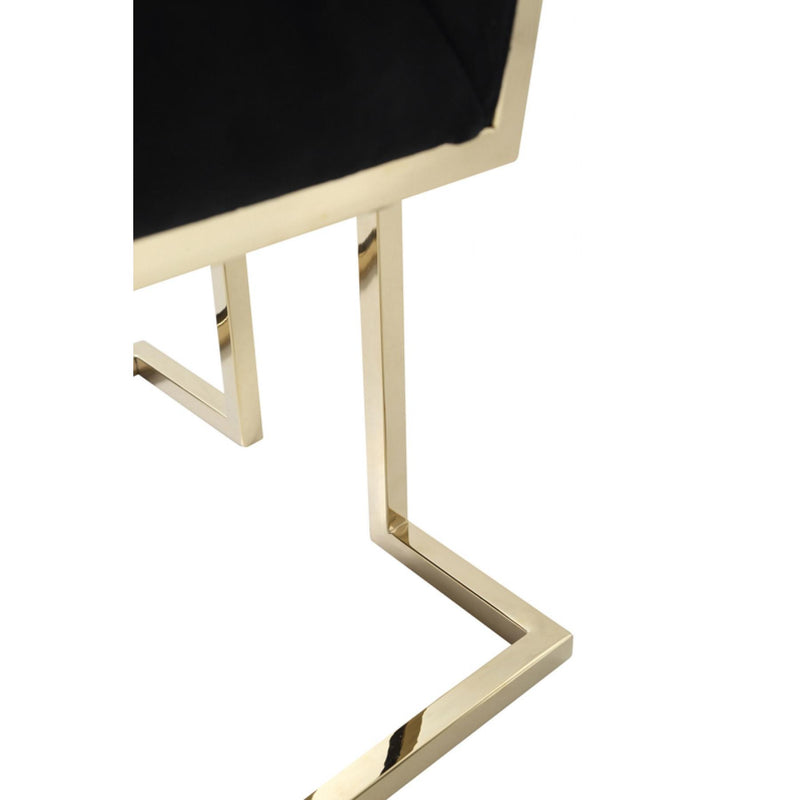 Furniture Line Italia Legend Dining Chair Italia Legend Dining Chair - Black/Gold IMAGE 5