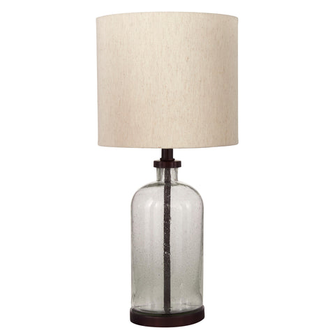  Signature Design by Ashley Bandile L430674 Glass Table Lamp IMAGE 1