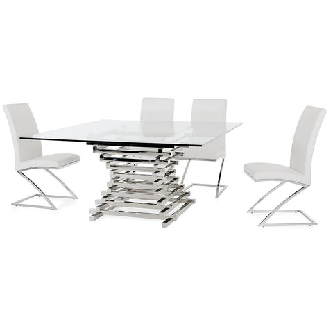  Furniture Line Atlantic Sapphire Square Dining Chair Atlantic Sapphire Square Dining Chair - White IMAGE 6
