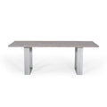  Furniture Line Oak Graphite Dining Table Oak Graphite Dining Table - Grey IMAGE 1
