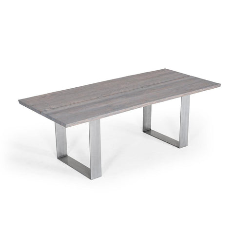  Furniture Line Oak Graphite Dining Table Oak Graphite Dining Table - Grey IMAGE 2