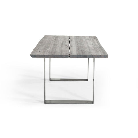  Furniture Line Oak Graphite Dining Table Oak Graphite Dining Table - Grey IMAGE 3