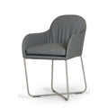  Furniture Line Atlantic Sapphire Square Dining Chair Oak Graphite Dining Chair - Grey IMAGE 2