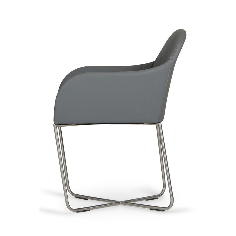 Furniture Line Atlantic Sapphire Square Dining Chair Oak Graphite Dining Chair - Grey IMAGE 3