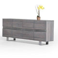  Furniture Line Oak Graphite Buffet Oak Graphite Buffet - Grey IMAGE 1