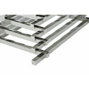 Furniture Line Atlantic Sapphire Rectangle Dining Table with Glass Top and Pedestal Base Atlantic Sapphire Rectangle Dining Table - Clear Glass IMAGE 4