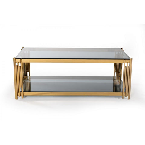  Furniture Line Golden Chrysler Coffee Table Golden Chrysler Coffee Table IMAGE 1