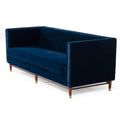 Furniture Line Octane Stationary Fabric Sofa Octane Sofa - Blue IMAGE 4